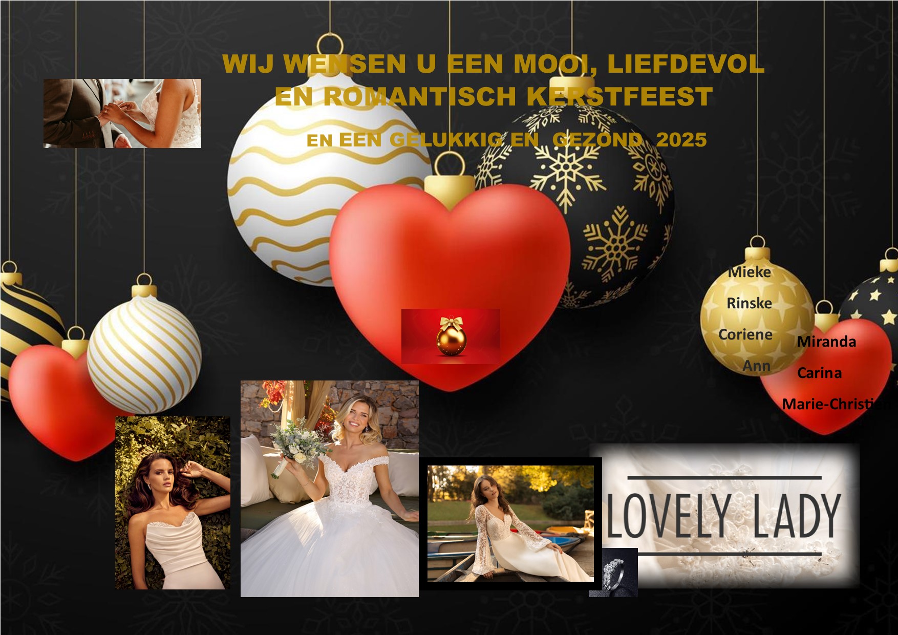 Wij wensen u liefdevolle en mooie Kerstdagen en een gelukkig en gezond 2025